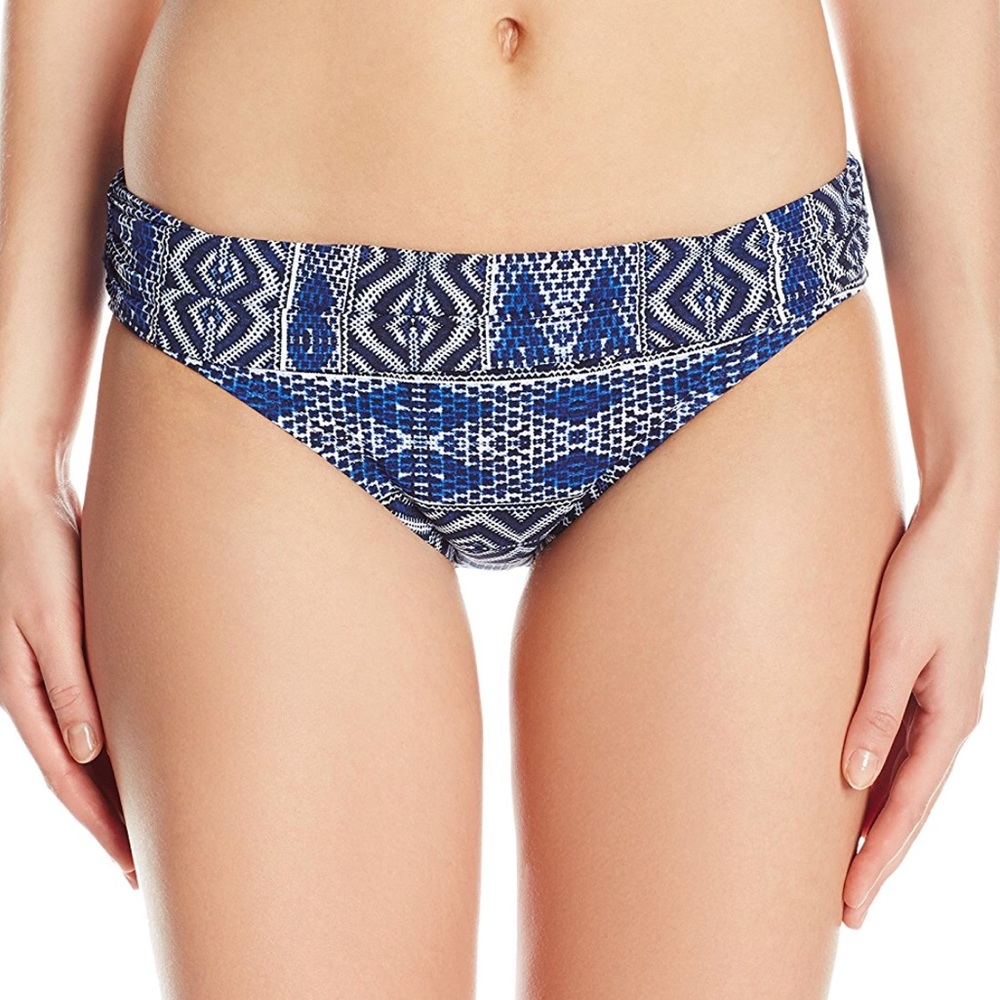 La Blanca Shirred Band Hipster Bikini Bottom